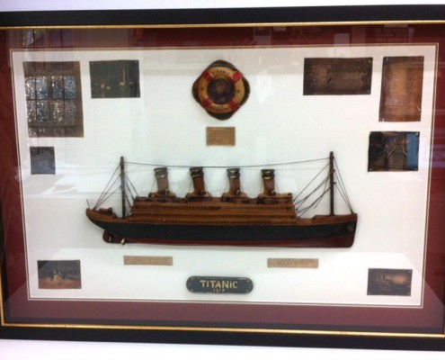 bespoke picture framing 3d objects mdoel boat