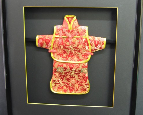 bespoke picture framing 3d objects cultural clothing