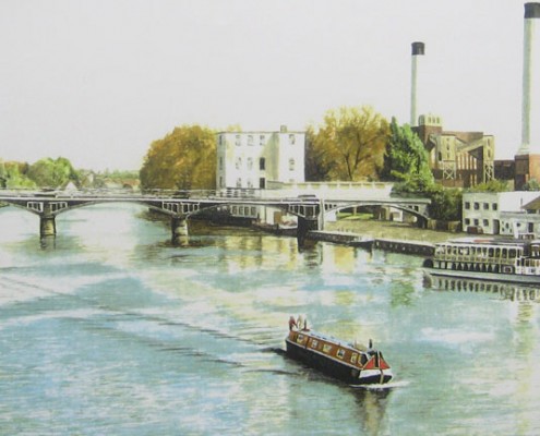artwork commissions river boats and bridges