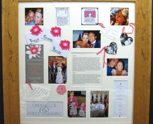 bespoke picture framing 3d objects wedding keepsake
