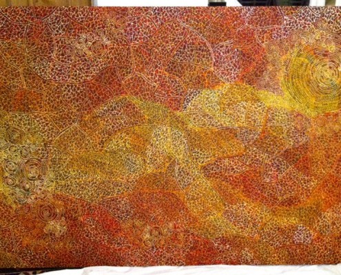 artwork commission orange patterns